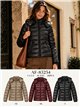 Glossy cropped puffer jacket with hood