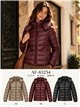Chaqueta acolchada corta con capucha