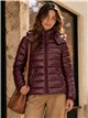 Chaqueta acolchada corta con capucha