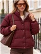 Chaqueta reversible acolchada de cuadros
