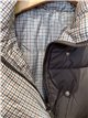 Chaqueta reversible acolchada de cuadros