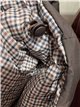 Chaqueta reversible acolchada de cuadros