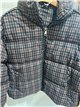 Chaqueta acolchada estampado cuadros