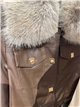 Chaqueta efecto piel con pelo