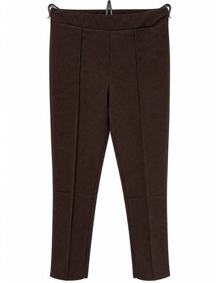 Pantalón pitillo detalle costura frontal