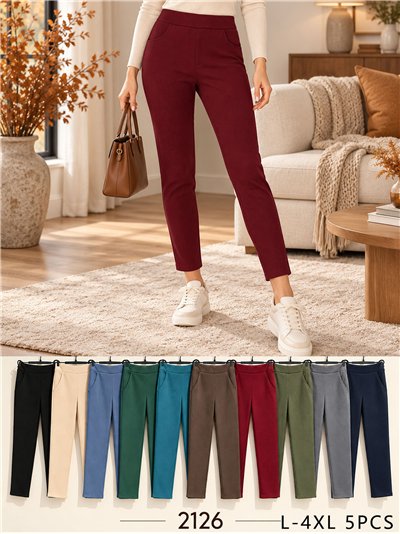 Pantalón elástico bolsillos 2