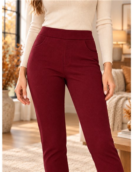 Pantalón elástico bolsillos