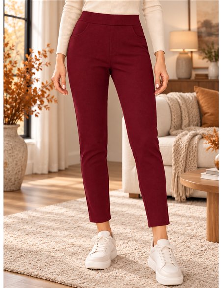 Pantalón elástico bolsillos