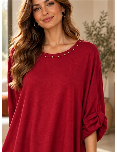 Jersey talla grande con tachas