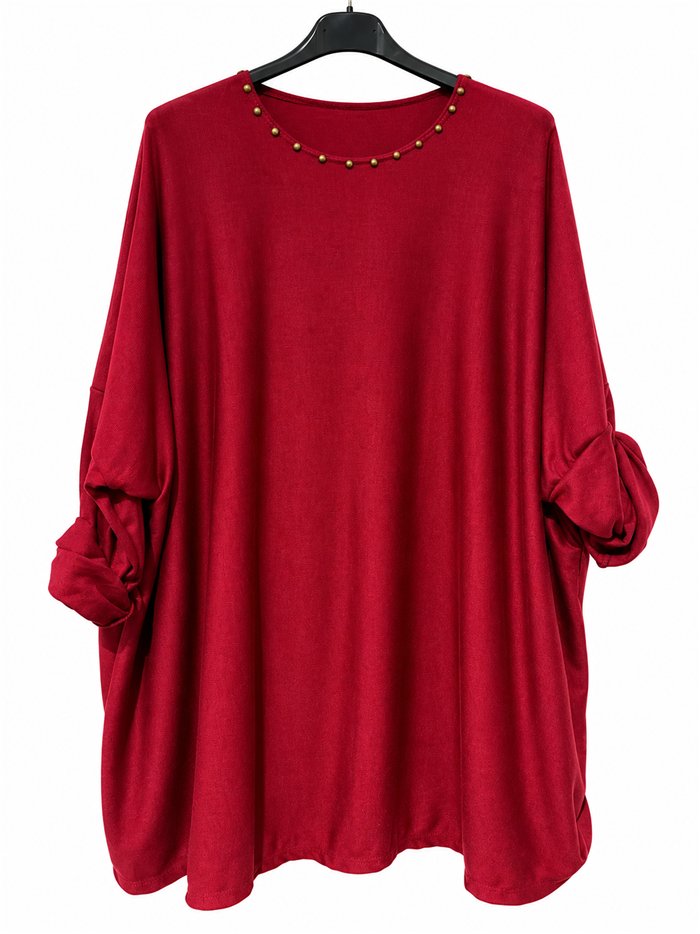 Jersey talla grande con tachas