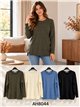 Pull à poches et boutons latéraux