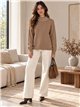 Pullover mit Perlenkragen