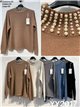 Pullover mit Perlenkragen