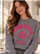 Bonjour Paris knit sweater and jogger trousers set