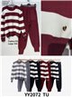 Conjunto jersey rayas y pantalón jogger