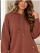 Set aus übergroßem Kapuzenpullover und weit geschnittener Hose