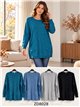 Pull en maille fine avec sequins et poches