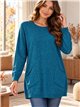 Pull en maille fine avec sequins et poches