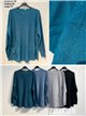 Pull en maille fine avec sequins et poches