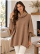 Jersey talla grande cuello vuelto