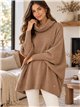 Jersey talla grande cuello vuelto