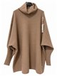 Jersey talla grande cuello vuelto
