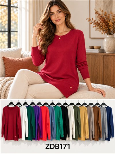 Pull basique en maille fine 2