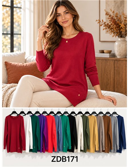Pull basique en maille fine