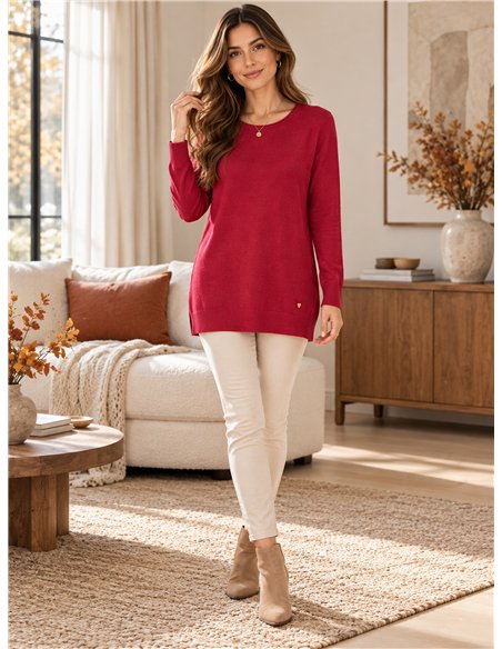 Pull basique en maille fine