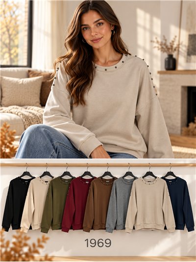 Sudadera tachuelas 2