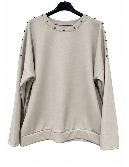 Sudadera tachuelas