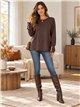 T-shirt con bottoni e polsini