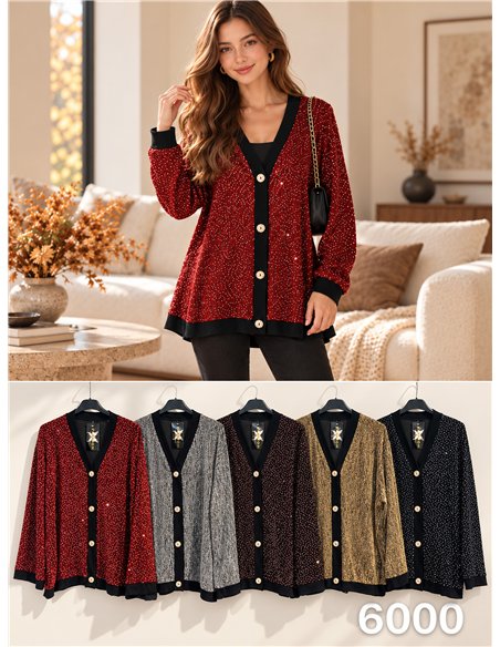 Veste de soirée oversize ornée de strass