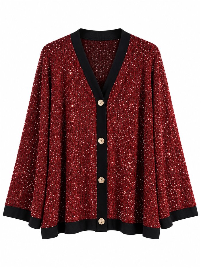 Veste de soirée oversize ornée de strass