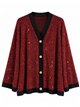 Veste de soirée oversize ornée de strass