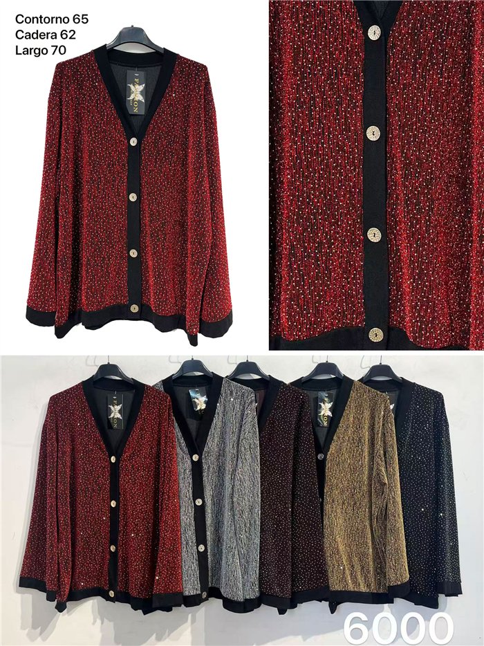 Veste de soirée oversize ornée de strass