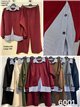 Ensemble sweat-shirt oversize à effet chemise et pantalon à jambes larges