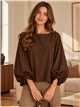 Balloon sleeve blouse