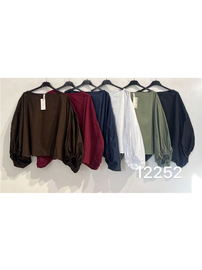 Balloon sleeve blouse