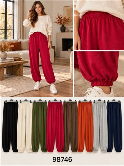 Pantalón bombacho de punto fino 2