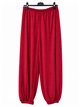 pantaloni harem a maglia fine