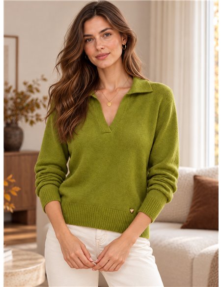 Jersey cuello polo