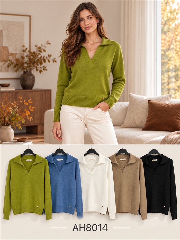 Jersey cuello polo