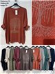 Jersey de punto fino talla grande árbol strass