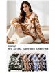 Weicher Fleecepullover mit abstraktem Blumenmuster