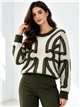 Motifs graphiques pour pulls en poils doux
