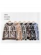 Motifs graphiques pour pulls en poils doux