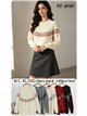 pull en maille à bordure nordique