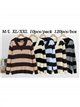 Jersey rayas de punto trenzado