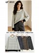Relaxed striped knit sweater